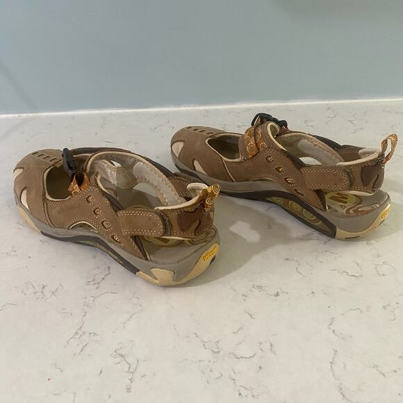 MERRELL Womens 10 Sandals Brown Shoe - Picture 2 of 8